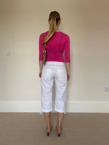 Vintage white Capri trousers