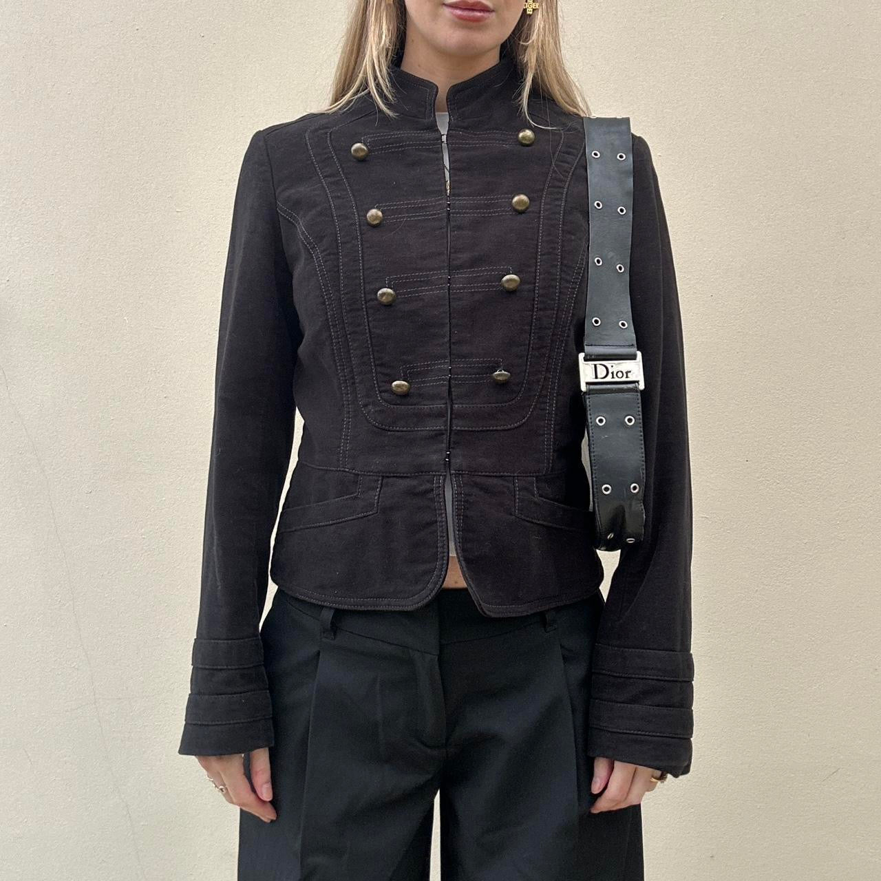 Vintage 00s military style jacket