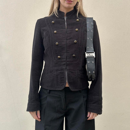 Vintage 00s military style jacket
