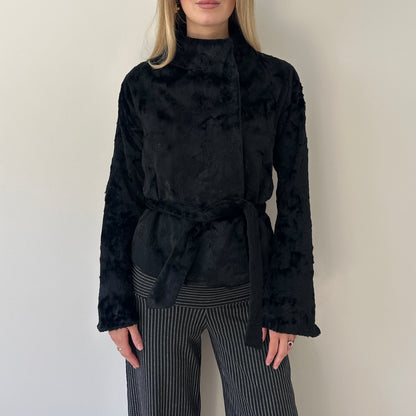 Vintage faux pony skin jacket