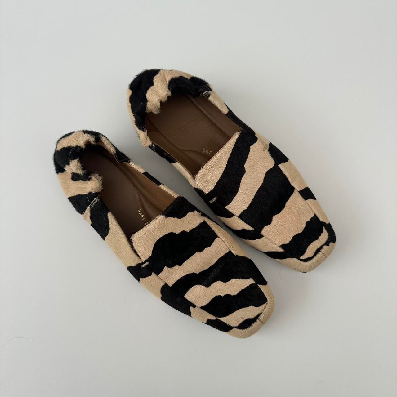 Pony skin loafers