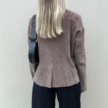 Vintage suede blazer