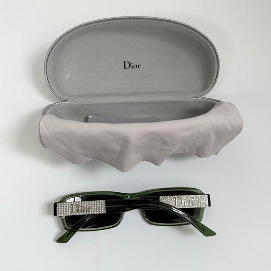 Vintage Dior green sunglasses