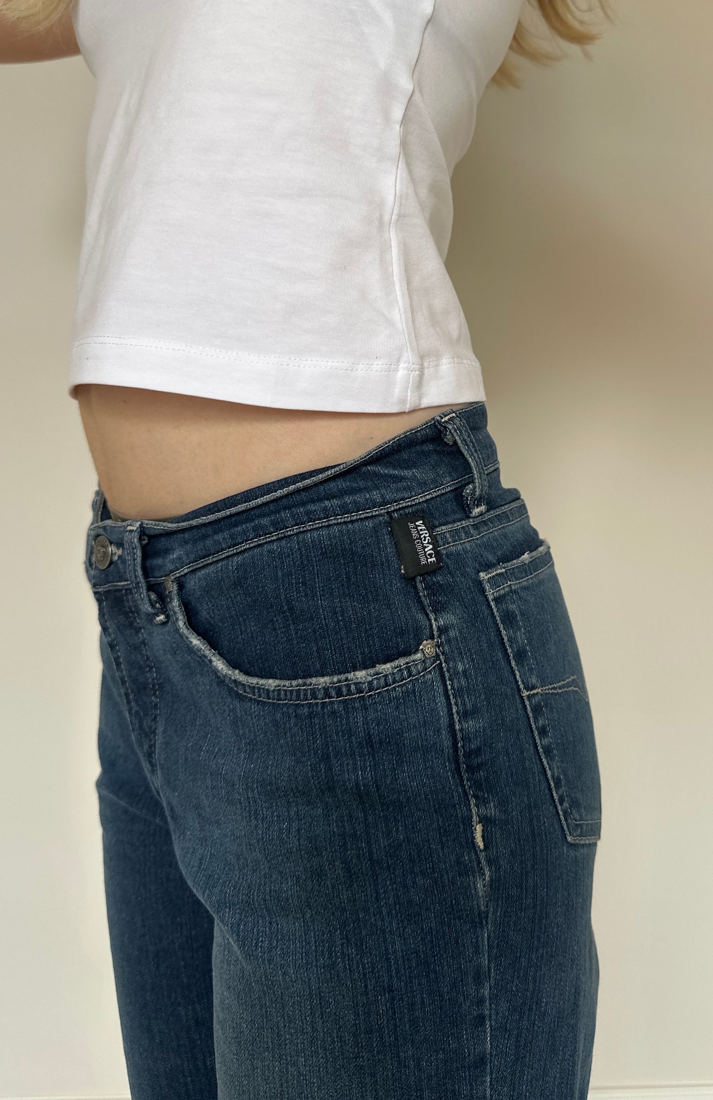 Vintage Versace low waisted jeans