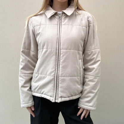 Vintage Cream puffer jacket
