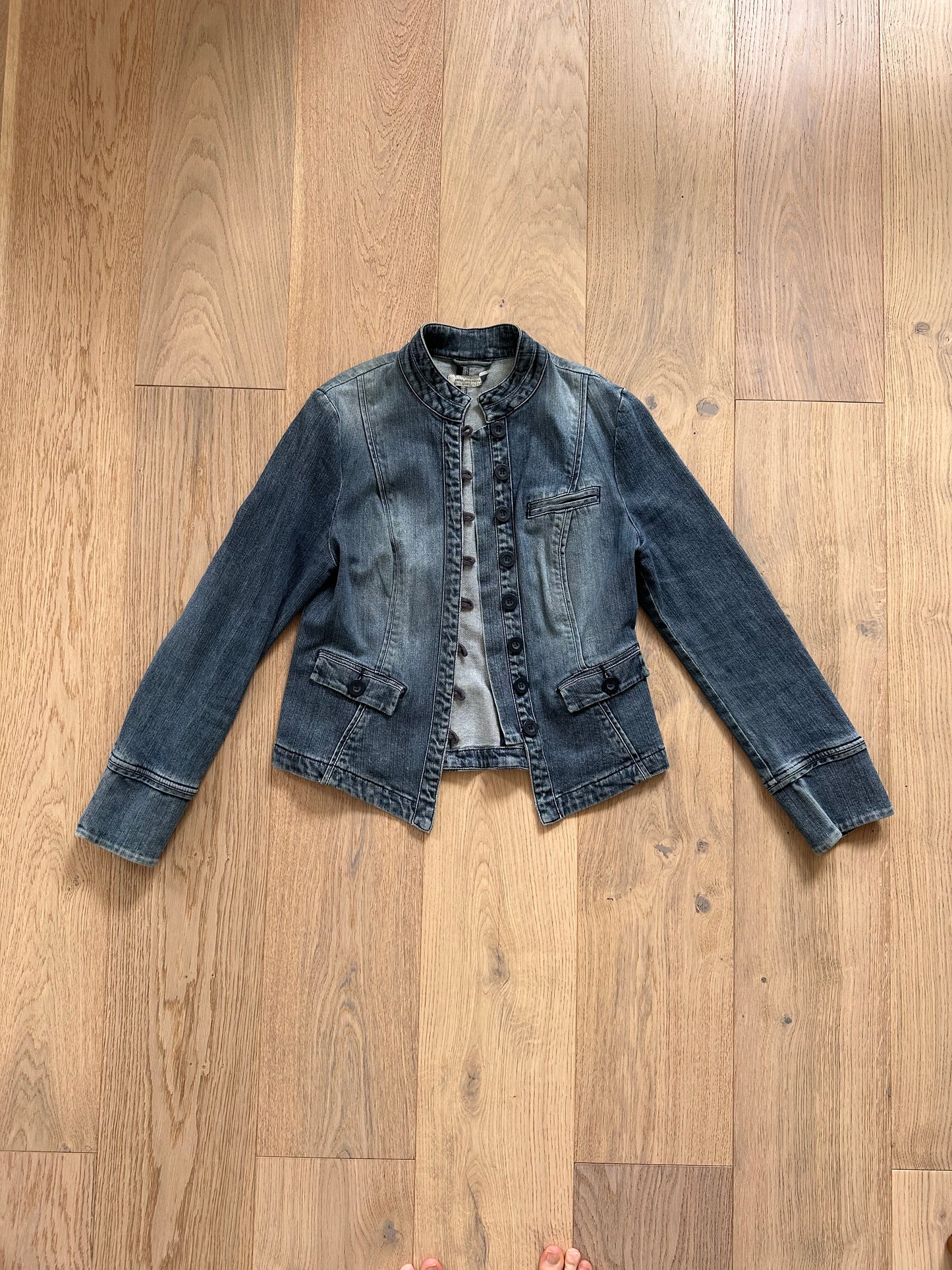 SALE Vintage denim button jacket