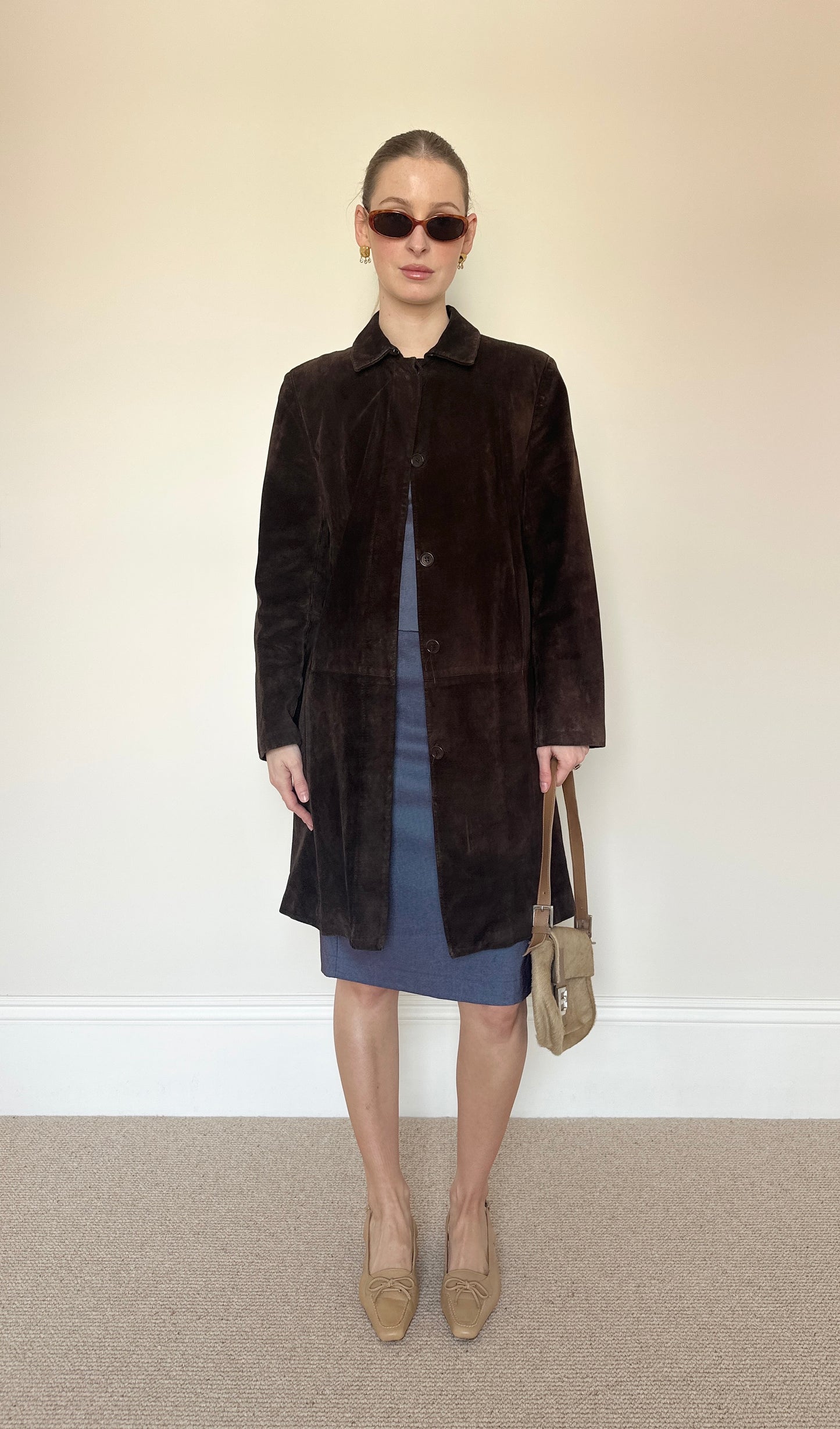 Vintage brown suede jacket