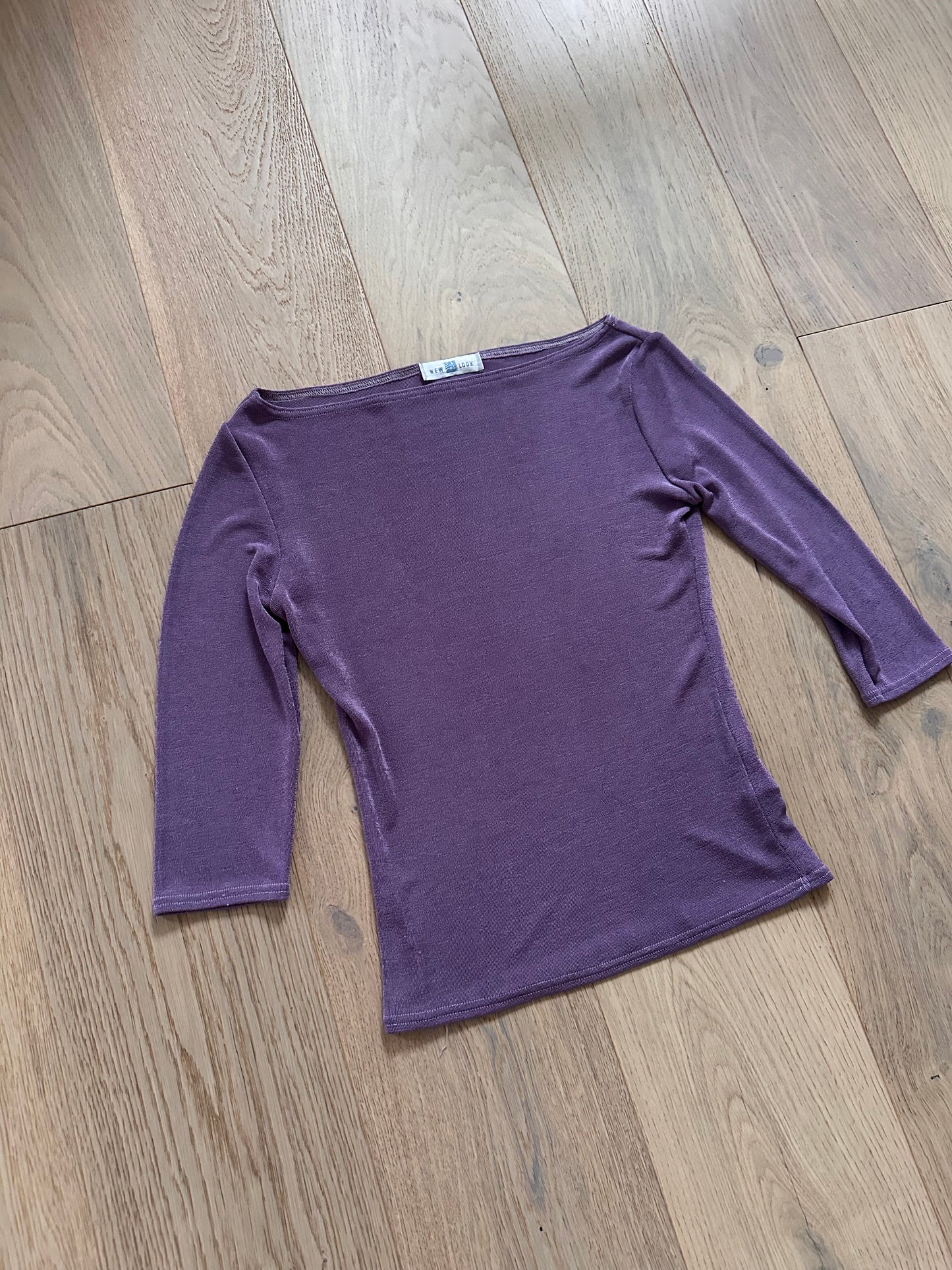 SALE Vintage purple 3/4 sleeve top