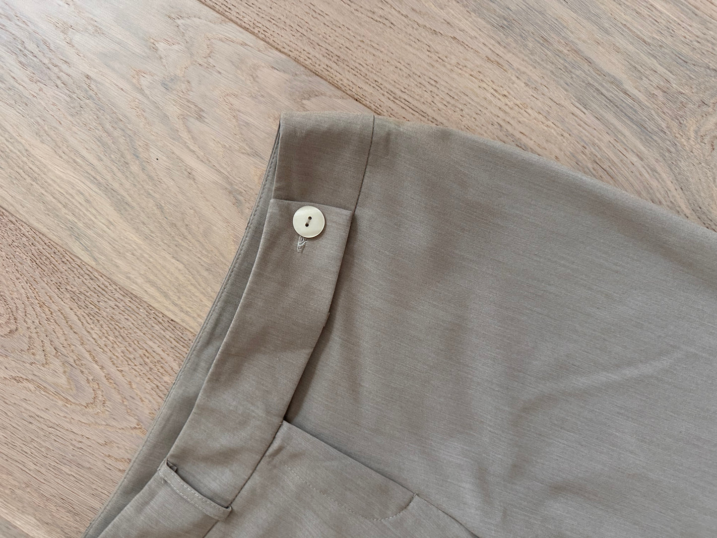 SALE taupe suit trousers
