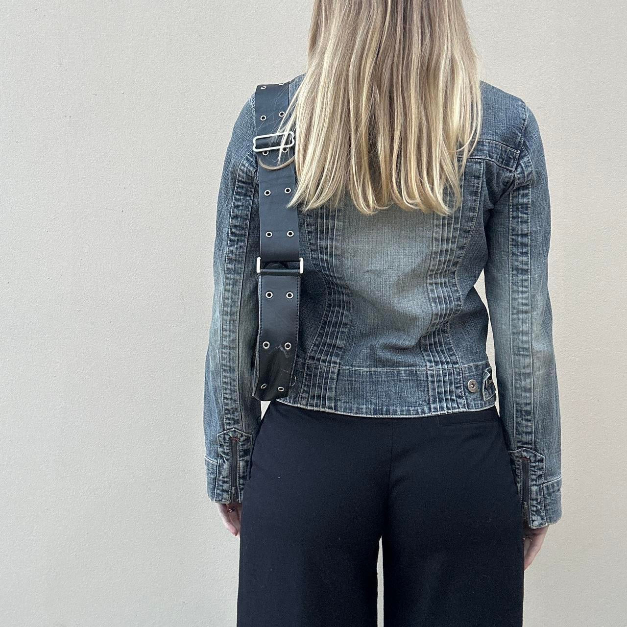 Vintage 00s denim zip jacket