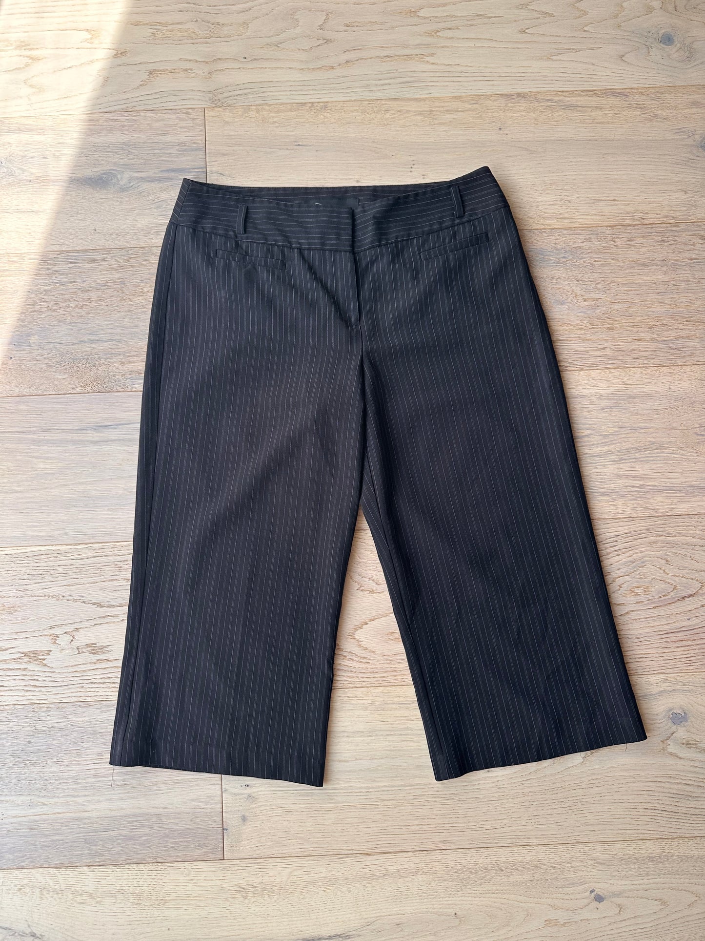 Vintage pinstripe capris