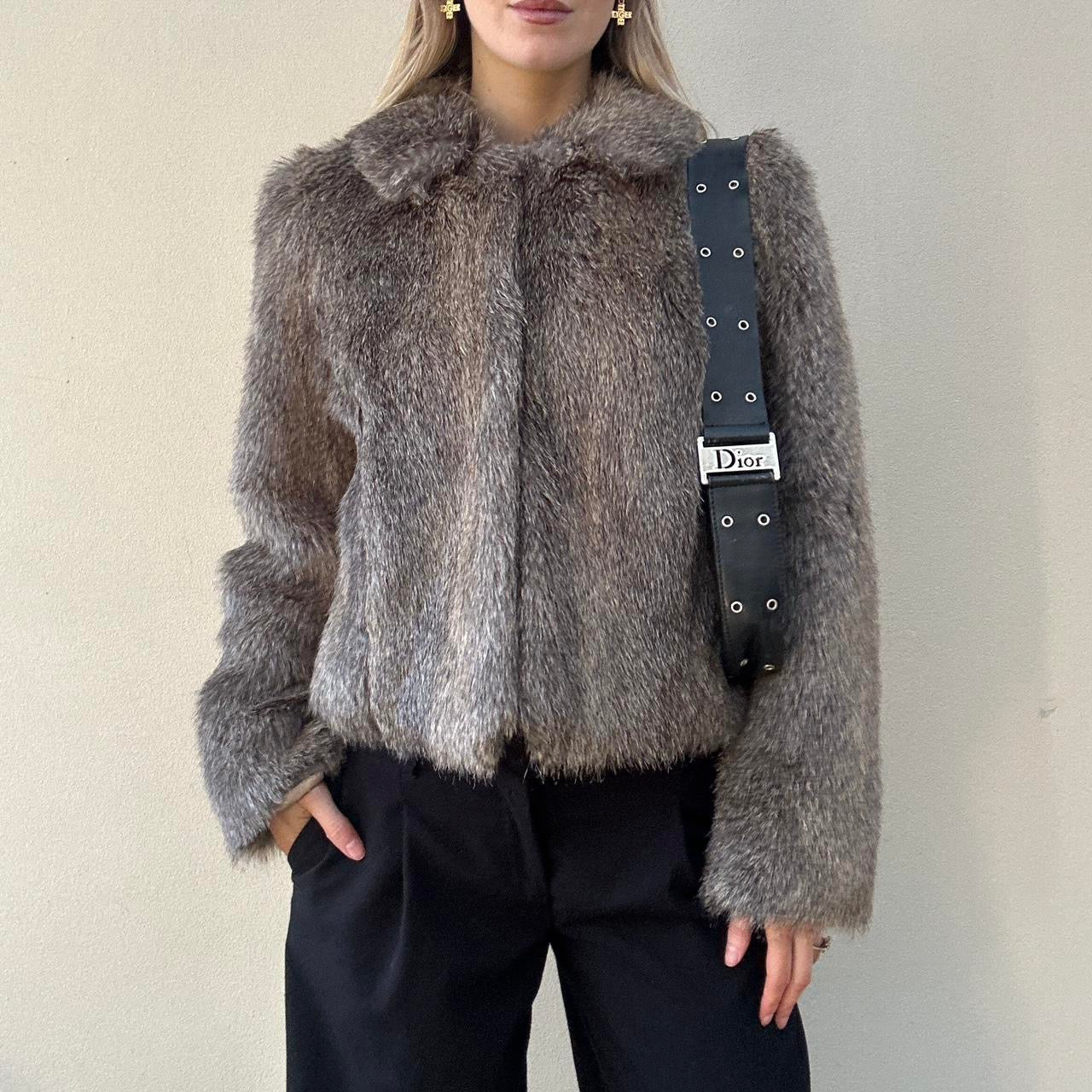 Vintage faux fur coat