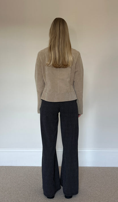 Vintage camel suede jacket