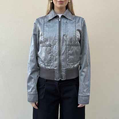 Vintage 00s satin bomber jacket