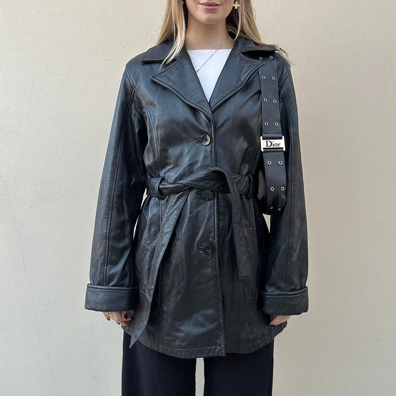 Vintage 90s leather jacket