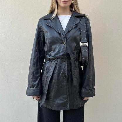 Vintage 90s leather jacket