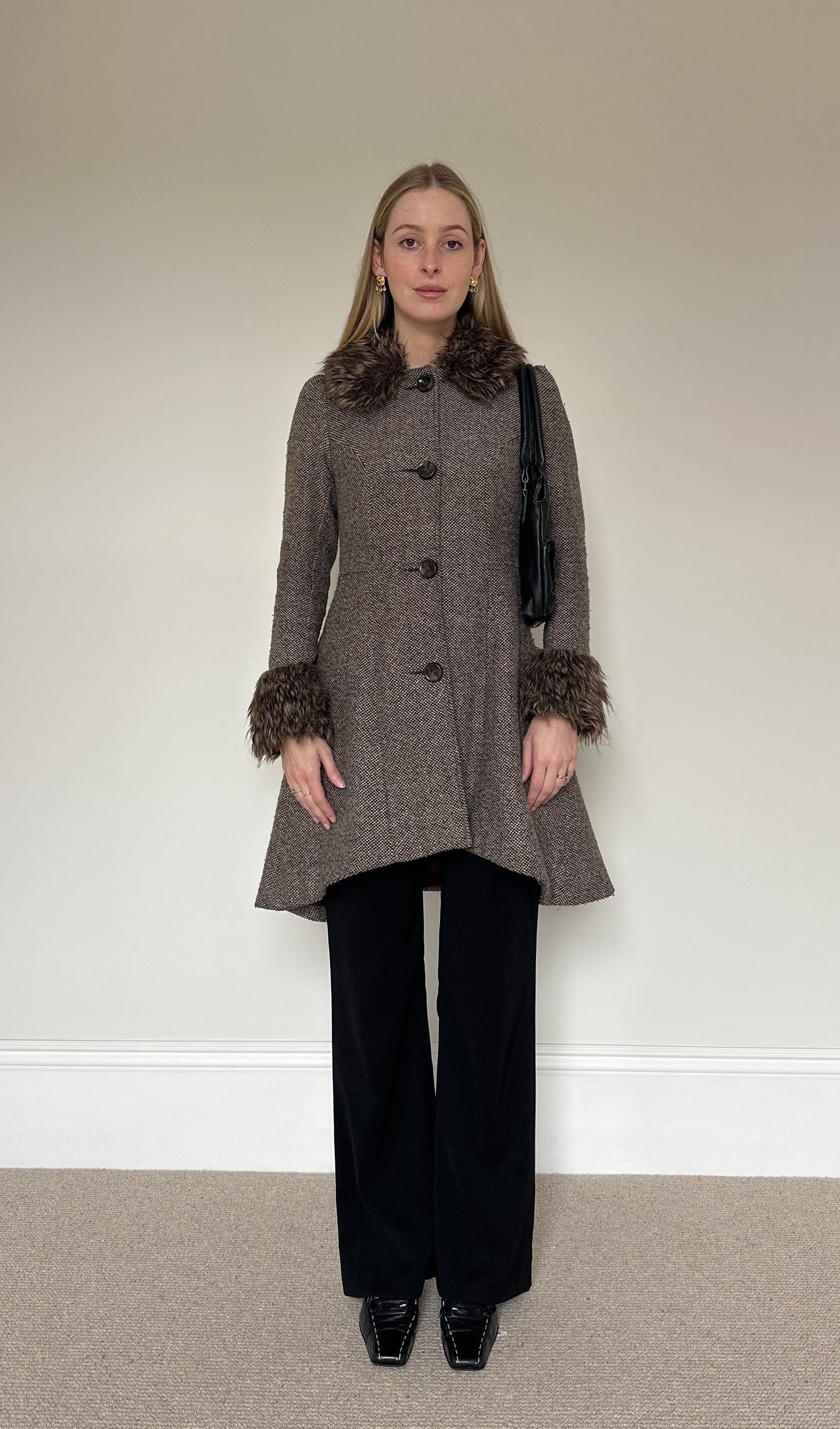 Vintage Tweed Afghan Jacket