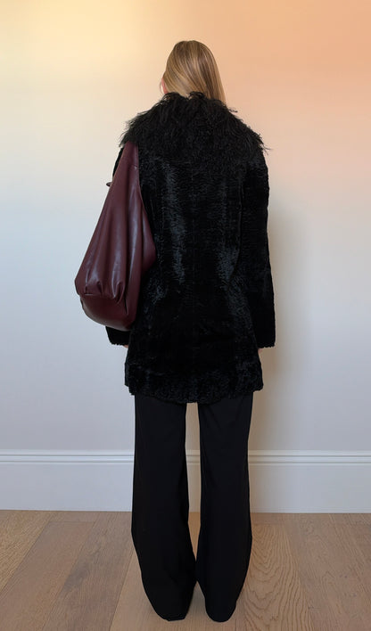 Vintage Mongolian textured jacket
