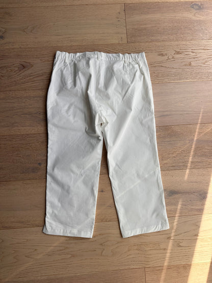 SALE Vintage white Capri trousers