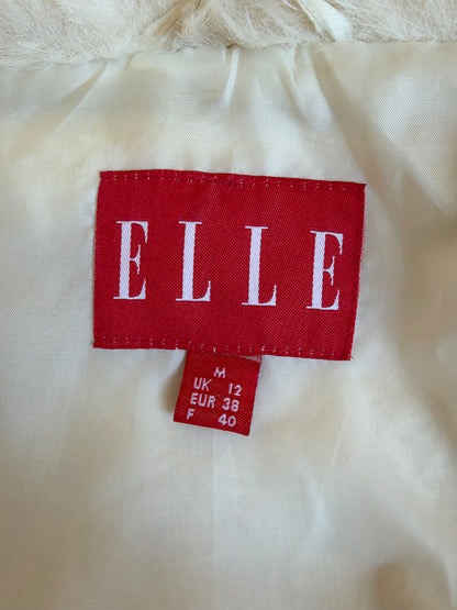 Vintage white faux fur jacket