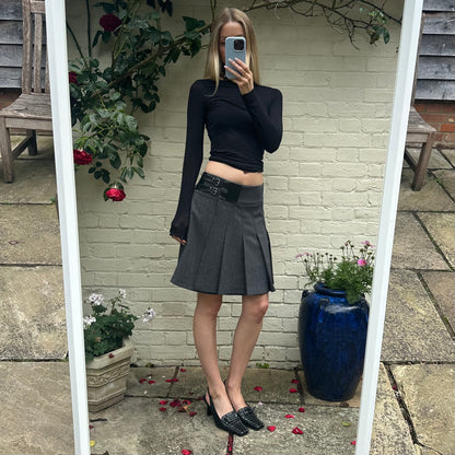 00s Morgan de toi grey skirt