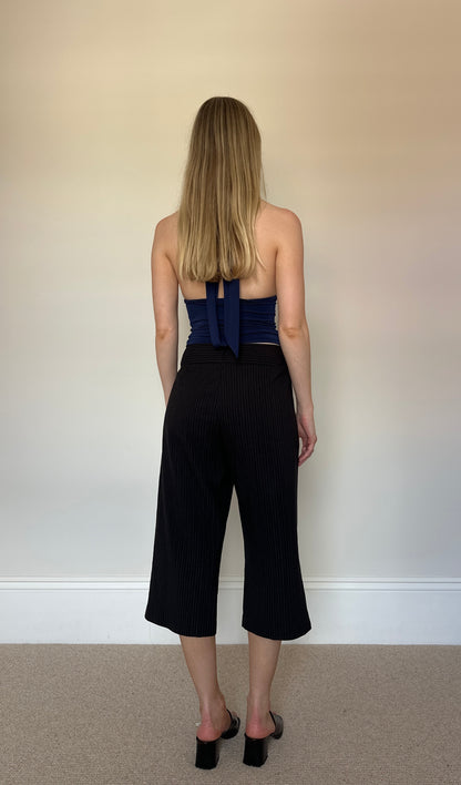 Vintage pinstripe capris