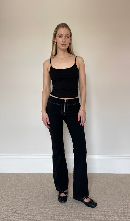 Vintage black 00s trousers