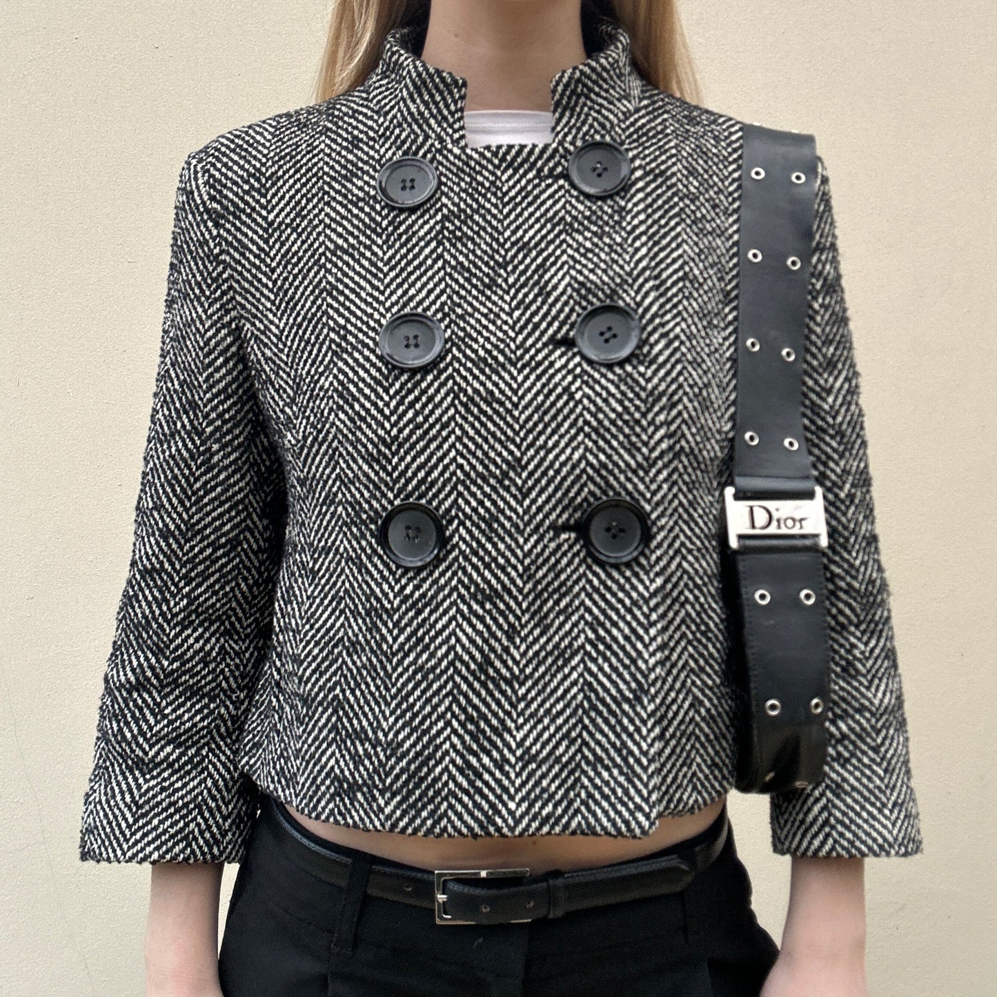 Tweed pea coat