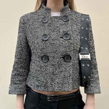 Tweed pea coat