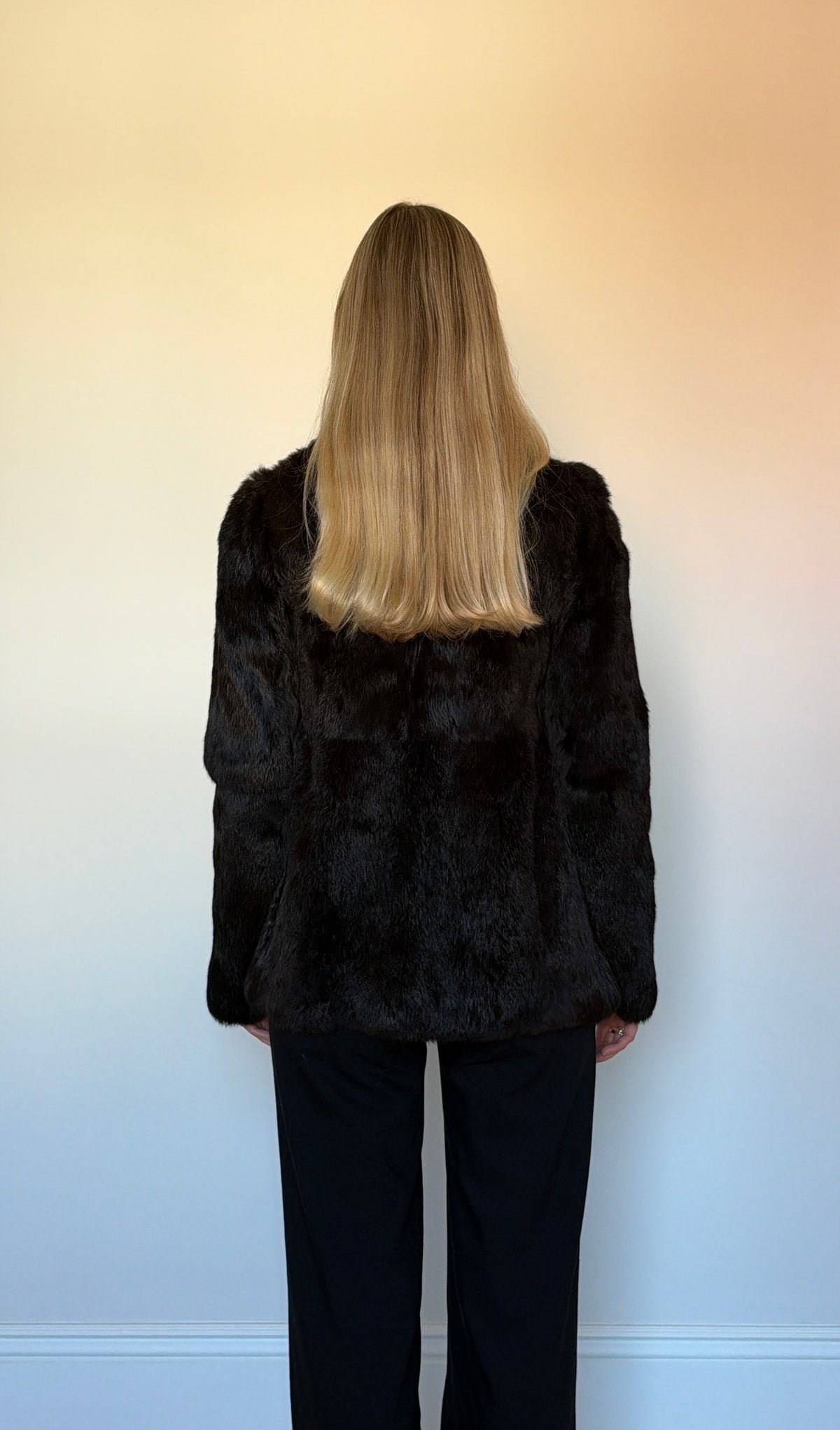 Vintage real fur jacket
