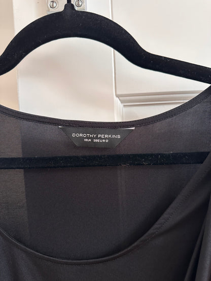 SALE Vintage black drape top
