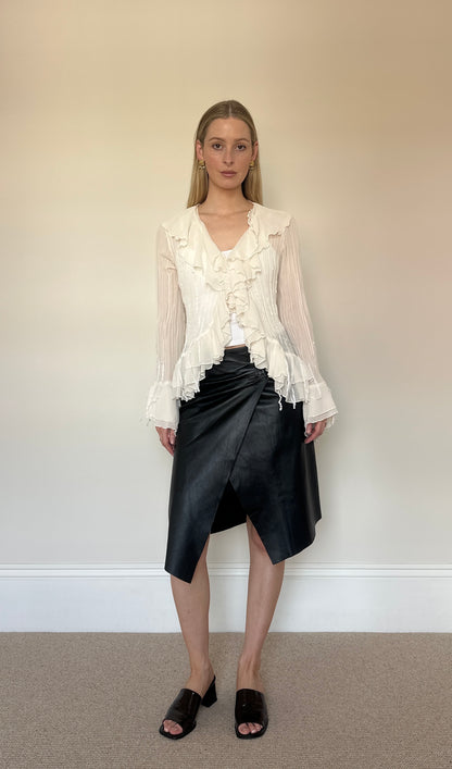 Vintage frill blouse