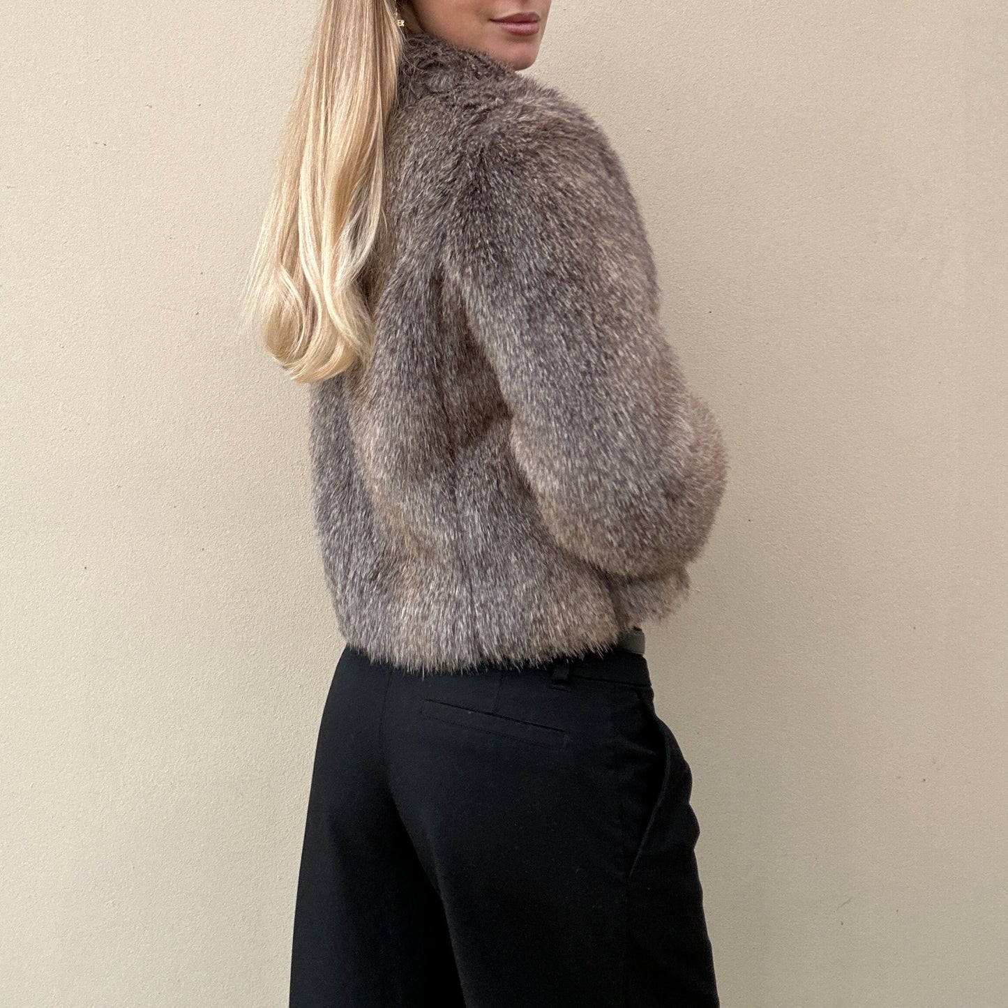 Vintage faux fur jacket