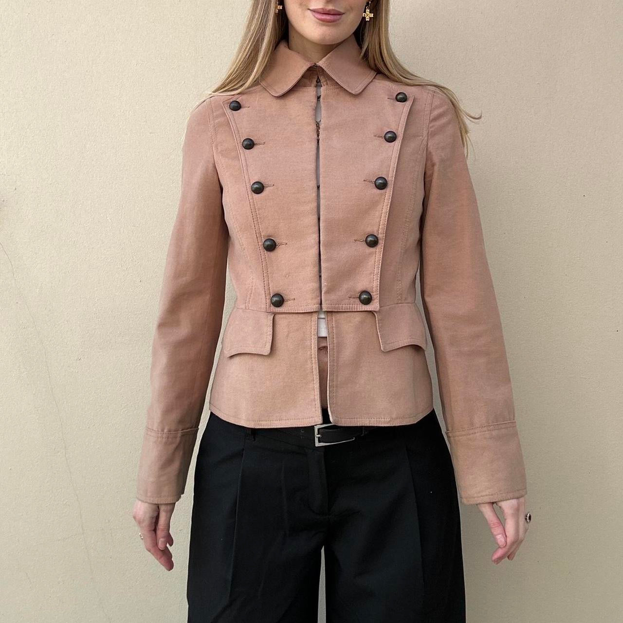 Vintage 00s military style jacket (faulty)