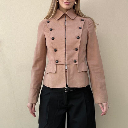 Vintage 00s military style jacket (faulty)