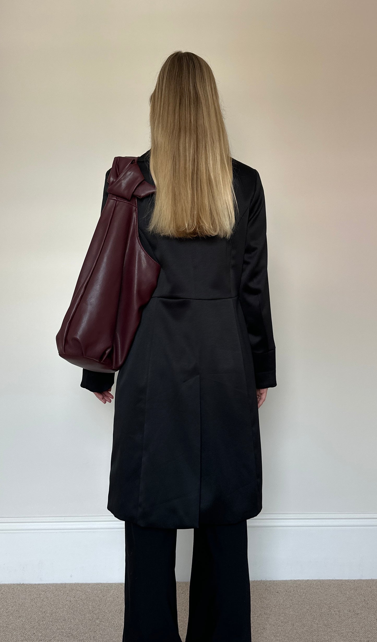 Vintage satin frog clasp jacket