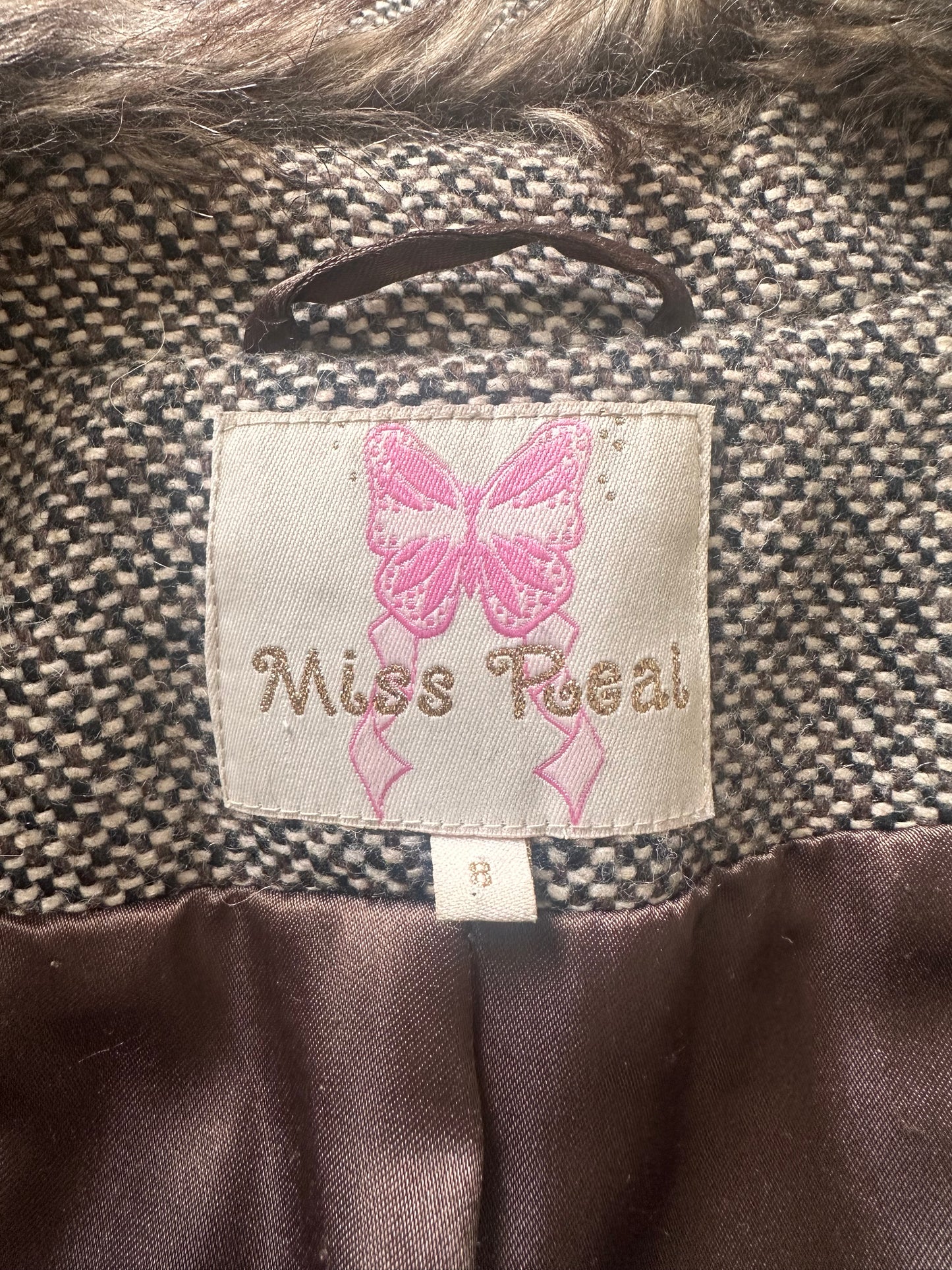 Vintage Tweed Afghan Jacket