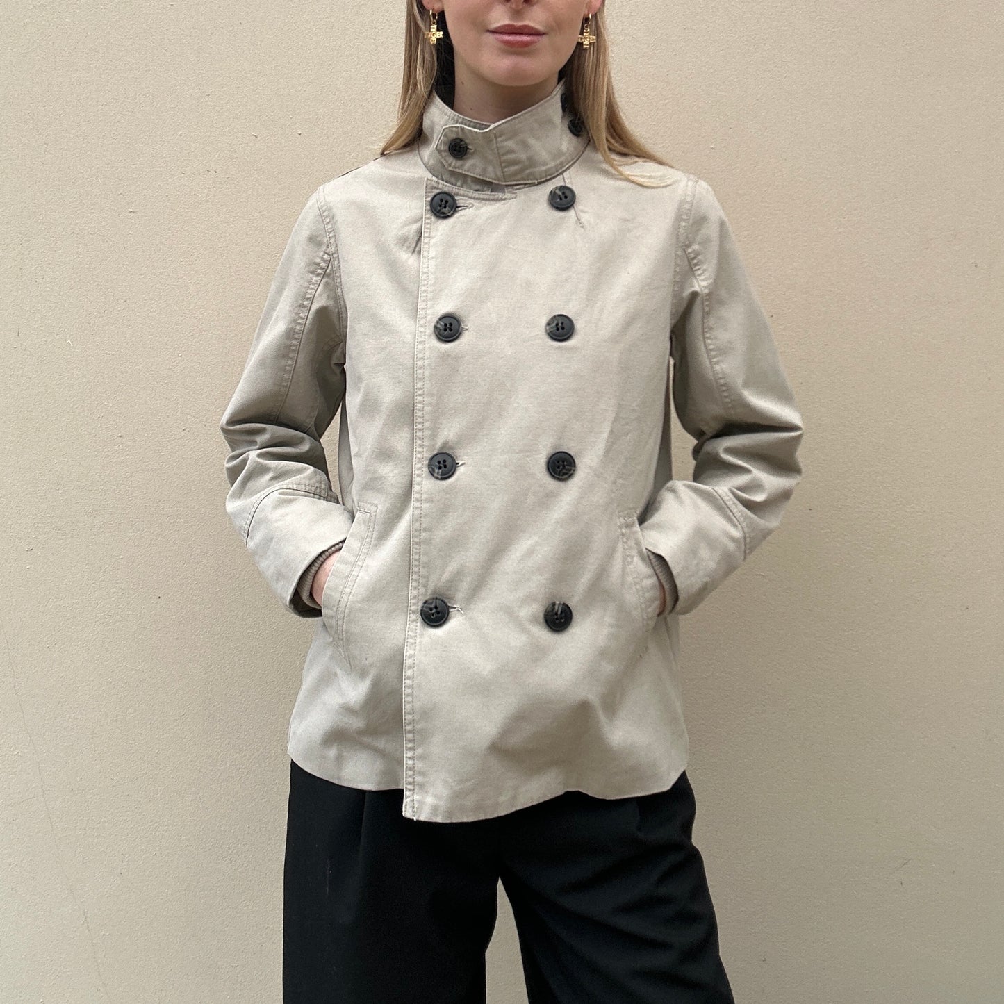 Funnel neck jacket