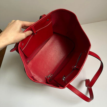 Vintage red handbag by l.k. Bennet