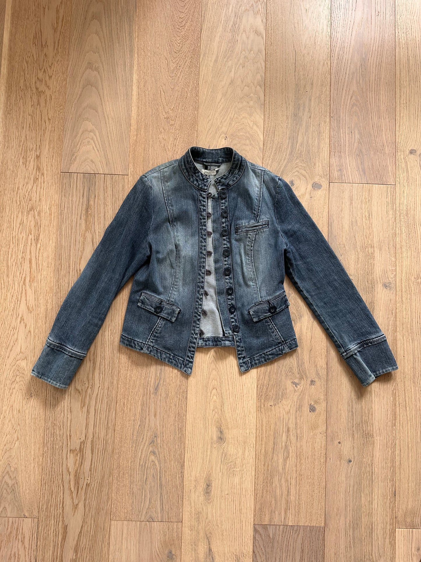 SALE Vintage denim button jacket