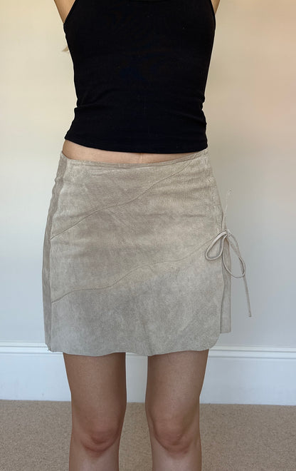 Vintage Real Suede Mini skirt