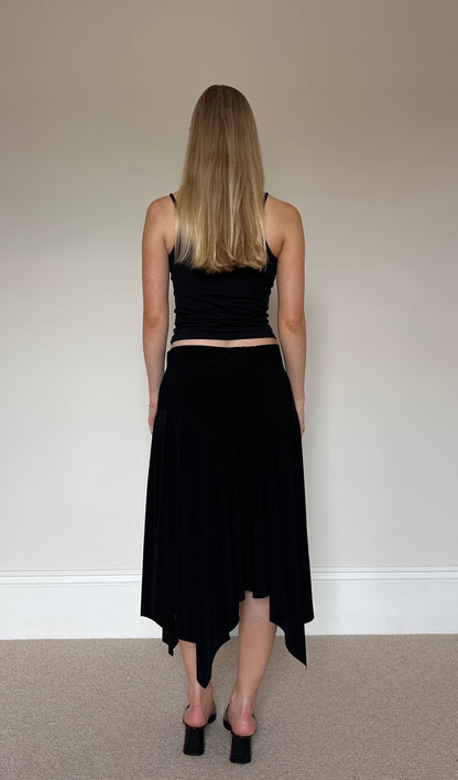 Vintage Wooden beaded midi skirt