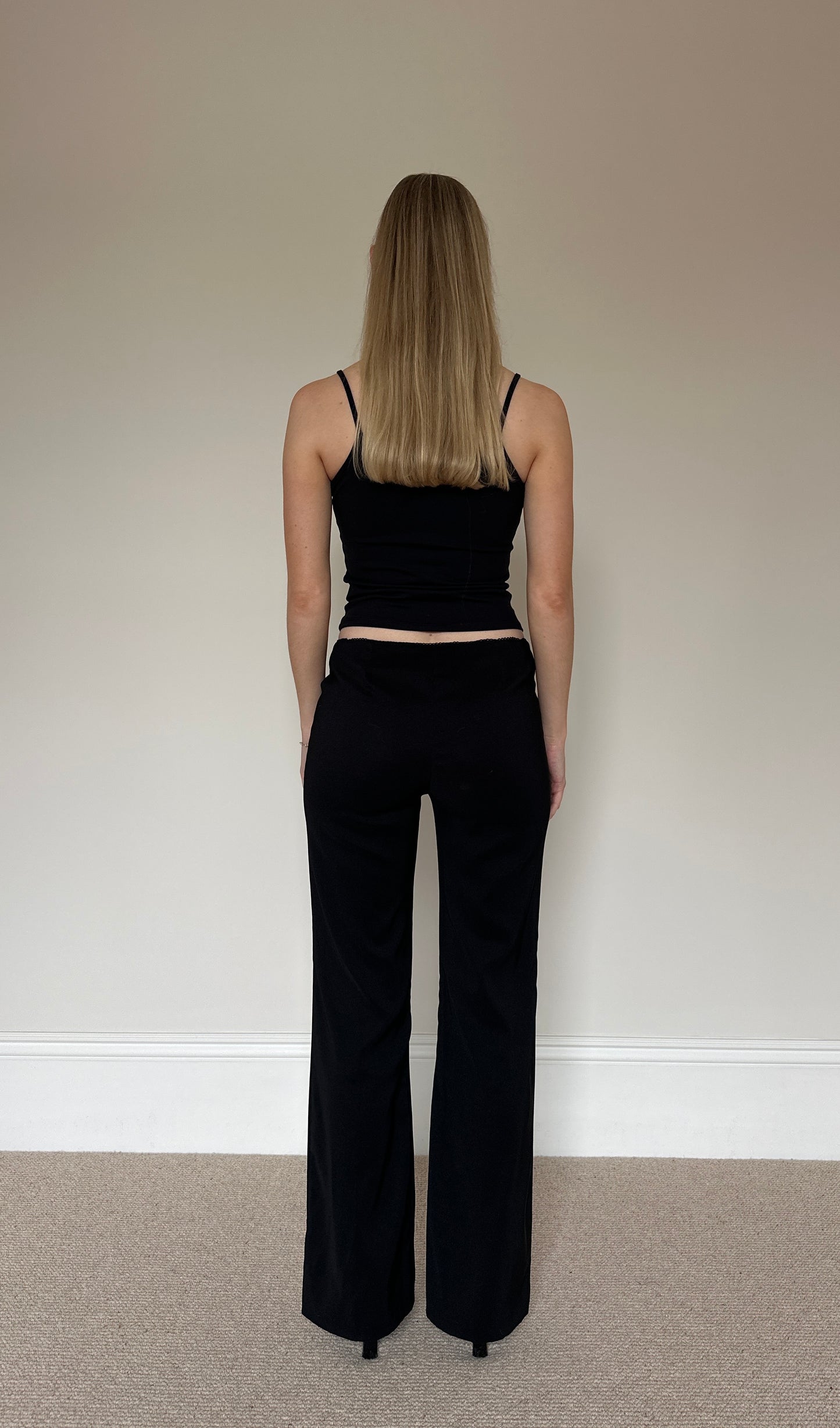 Vintage hook and eye trousers