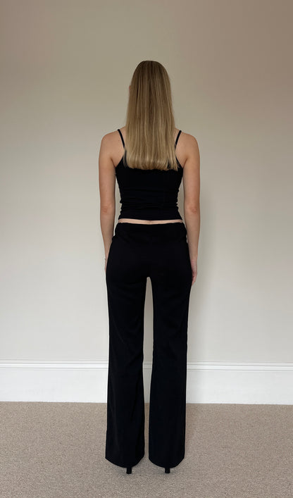 Vintage hook and eye trousers