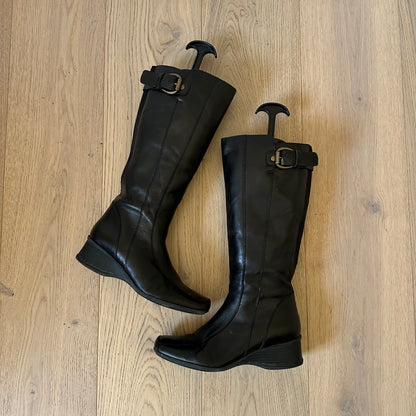 Vintage leather boots