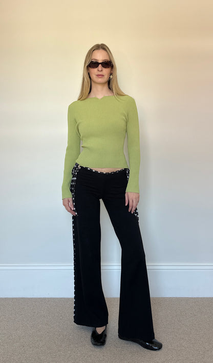 Lime Green Knit Jumper