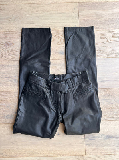 SALE Vintage Morgan de toi leather trousers