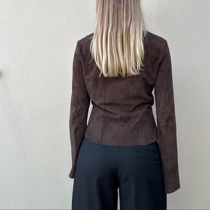 Vintage 00s suede shirt