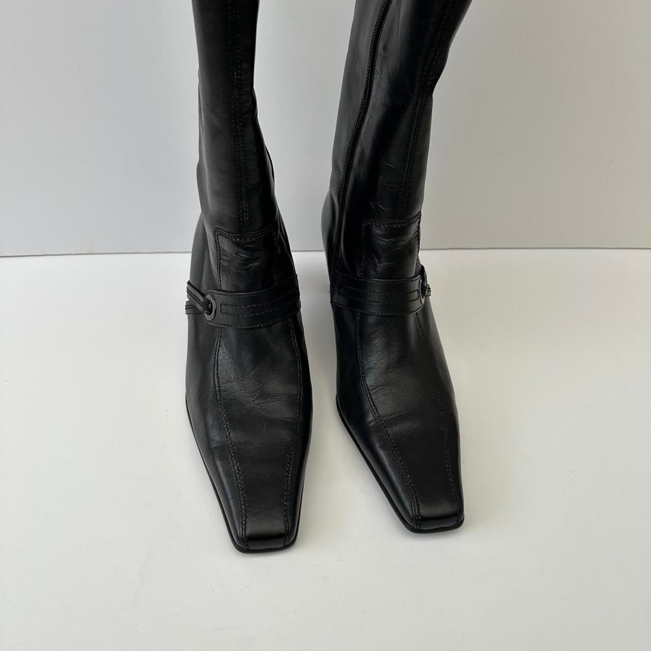Vintage Black leather boots