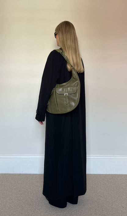 Vintage Olive Leather Bag